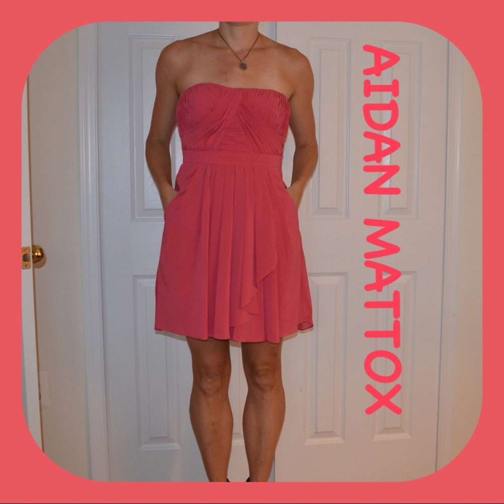 Pink cocktail dress